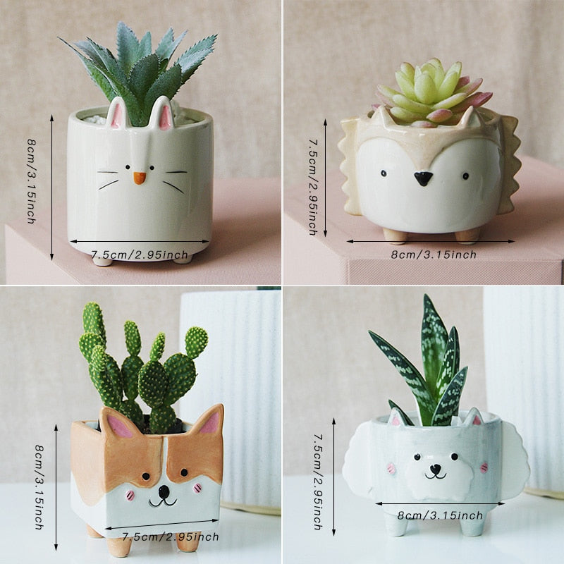 animal shaped pots for plants Nordic-style Animal Plant Pot – Plants n' Crafts