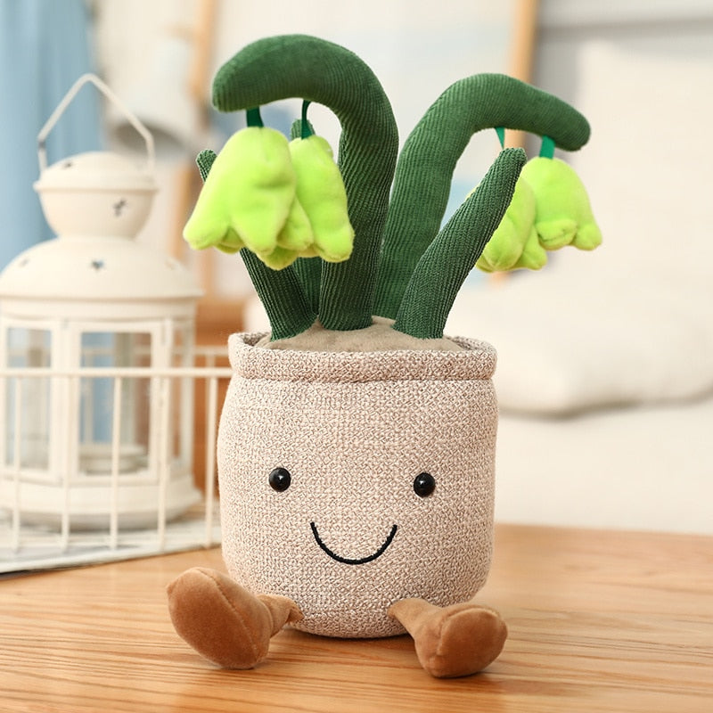 plush succulent plant Flower Pot Plushie – Plants n' Crafts