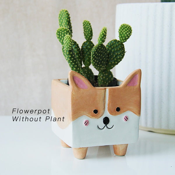 Nordic-style Animal Plant Pot – Plants n' Crafts