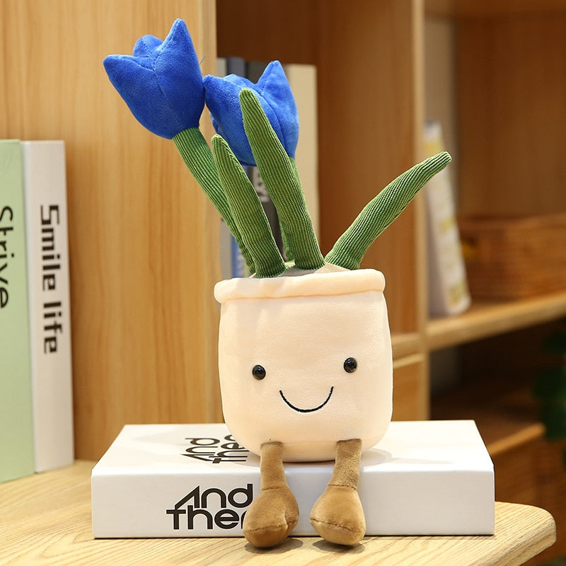 succulent plant plush Flower Pot Plushie – Plants n' Crafts
