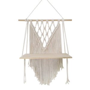 Open image in slideshow, Handwoven Macrame Hanging Decor
